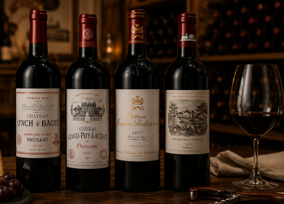 Sélection de vins de Pauillac Primeurs 2025 – grands crus de Bordeaux
